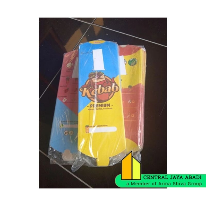 

150 LEMBAR KERTAS KEBAB TARIKAN UKURAN 25 × 10 CM HIGH QUALITY PRODUK TERBARU | KOTAK KEBAB KEKINIAN | DUS KEBAB VIRAL TIKTOK | KEMASAN KEBAB | BOX KEBAB 150 PCS MURAH | TOKO KEBAB OFFICIAL | CENTRAL JAYA ABADI | SHIVACORP 51448