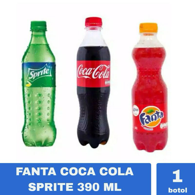 

Fanta / Sprite / Coca Cola 390ml