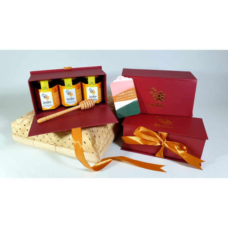 

Hampers Madu Javabee Premiun Honey 3 items Promo