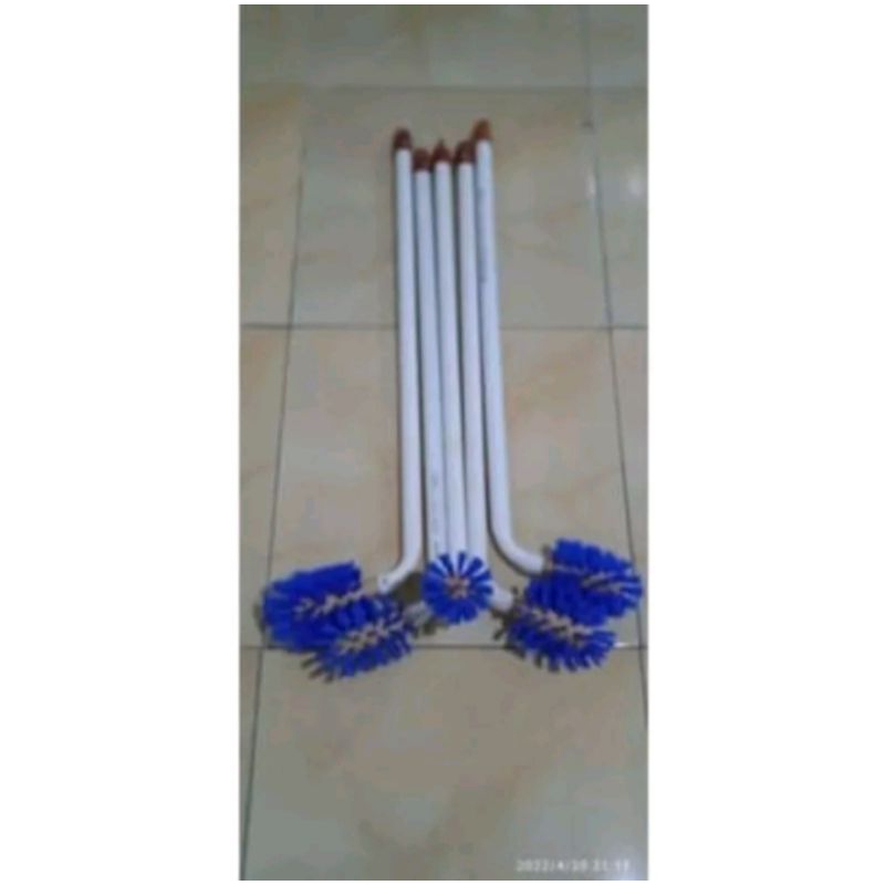 sikat pembersih galon manual premium gagang paralon
