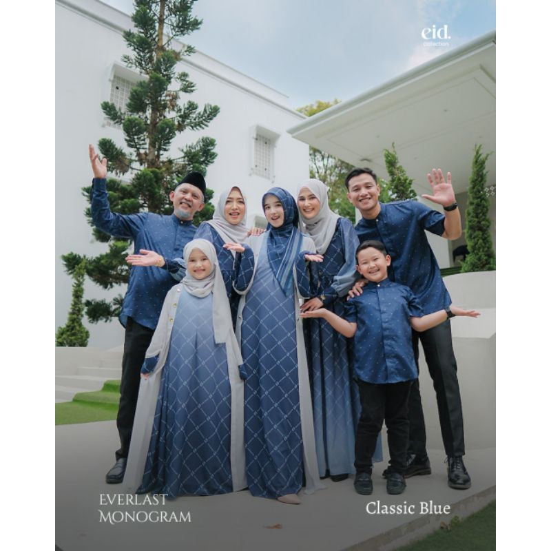 READYSTOK EVERLAST MONOGRAM BY KAZAMI | CLASSIC BLUE