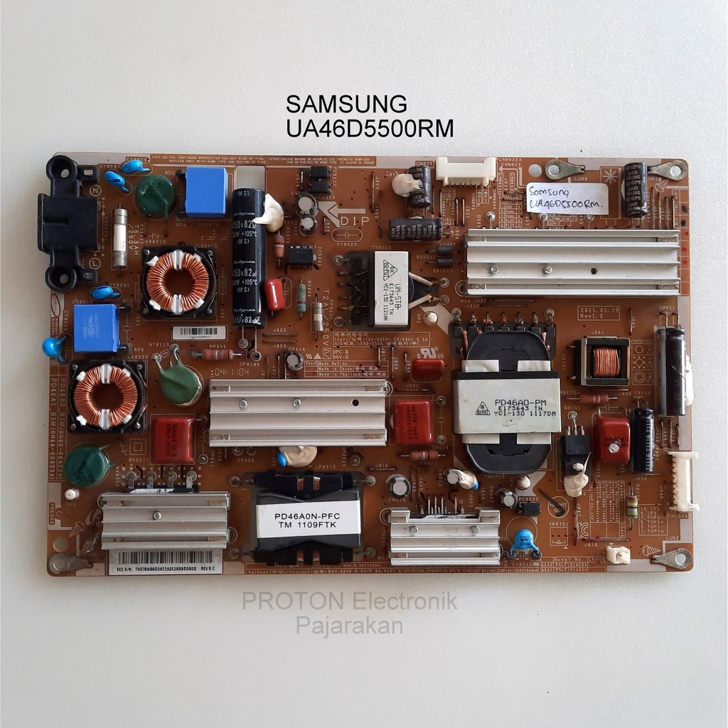 PSU LCD TV SAMSUNG UA46D5500 UA46D5500RM PD46A0 PSLF121A03 PD46A1 PSLF151A03A