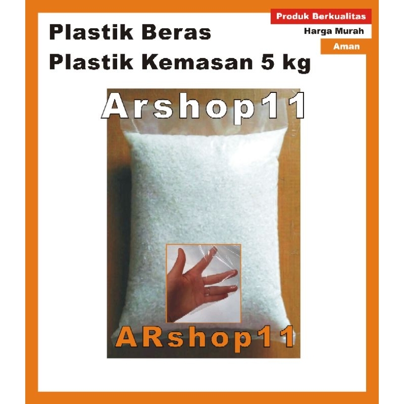 Plastik Beras 5 kg , Plastik Kemasan 5 kg , Plastik 5 kg , Plastik Kemasan