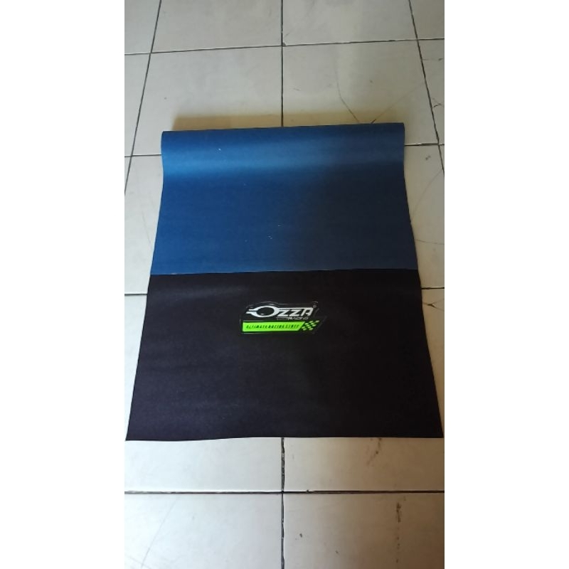 AMPLAS BIRU Kulit Jok Motor Amplas Logo Mika Ozza