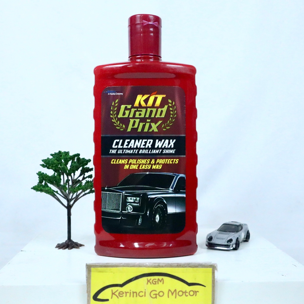 KIT Grand Prix Cleaner Wax 500ml Pembersih Jamur Body Pengkilap Pelindung Cat Mobil Motor