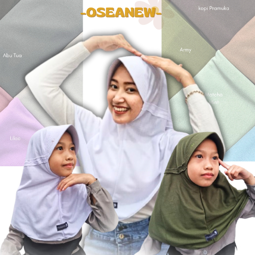 -VIRAL- KERUDUNG JILBAB SEKOLAH AZZAZNA / Jilbab Bergo Serut  / jilbab sport / Hijab Instan Pet HIJA