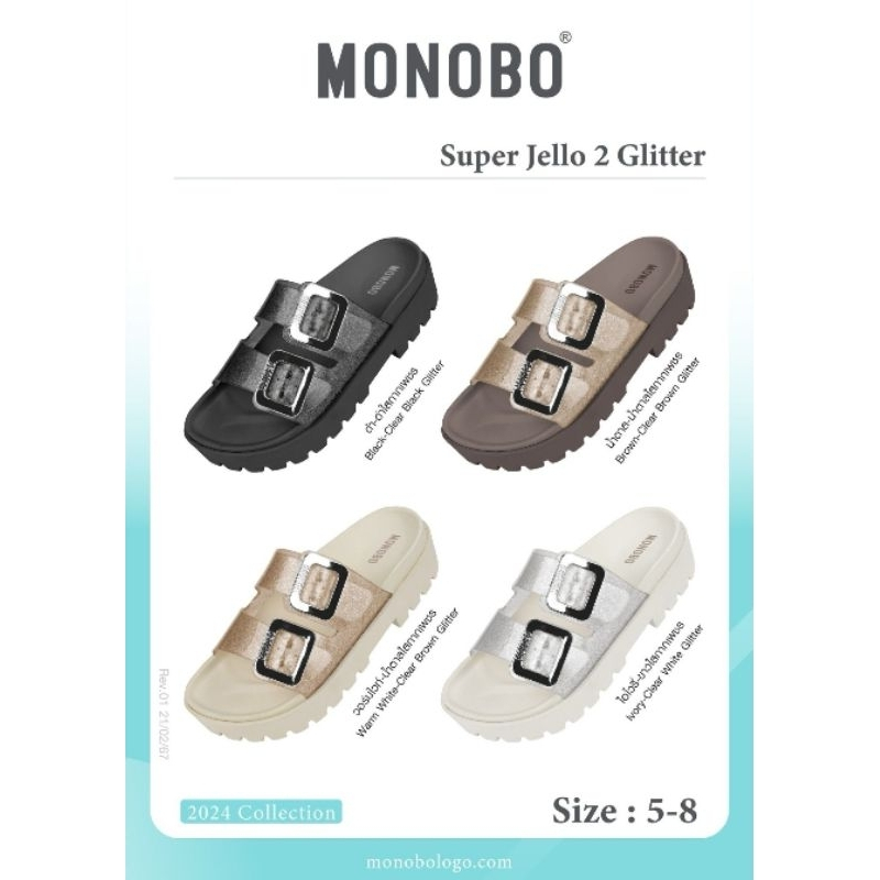 Monobo Sandal Super Jello 2 Glitter ORIGINAL