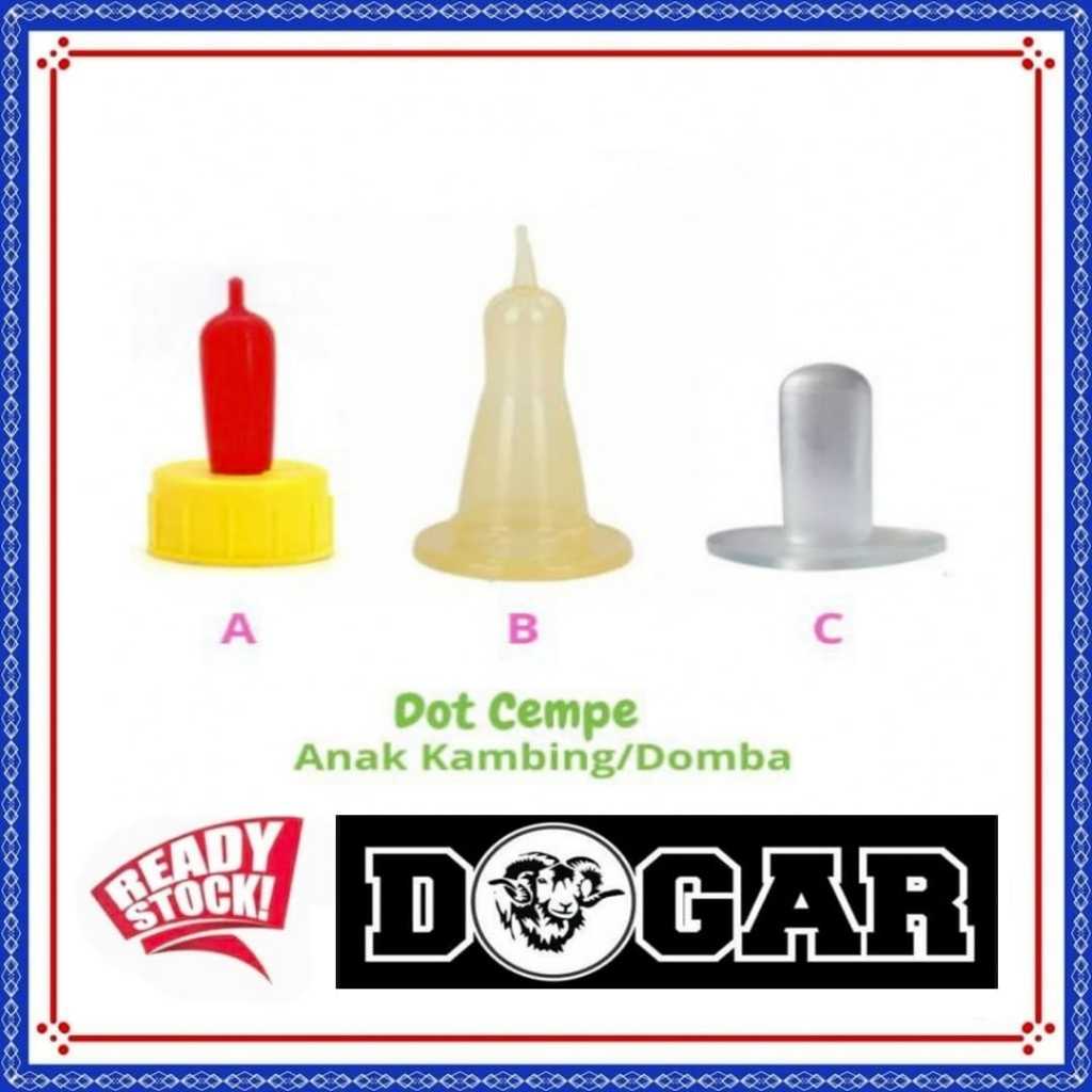 DOT CEMPE,ANAK KAMBING, DOMBA, KUCING, ANJING ,BABI - BOTOL DOT HEWAN