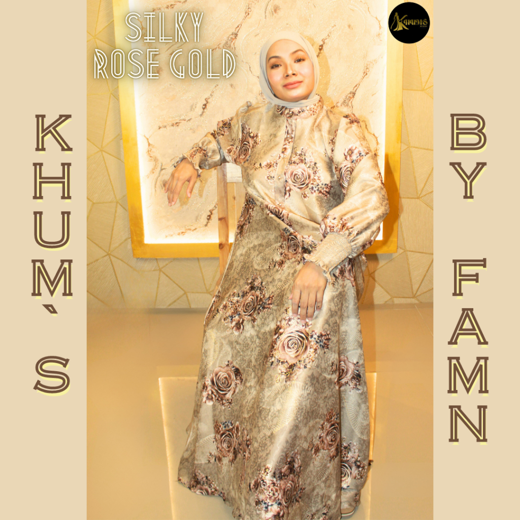 Silky Rose Gold - Gamis / Dress
