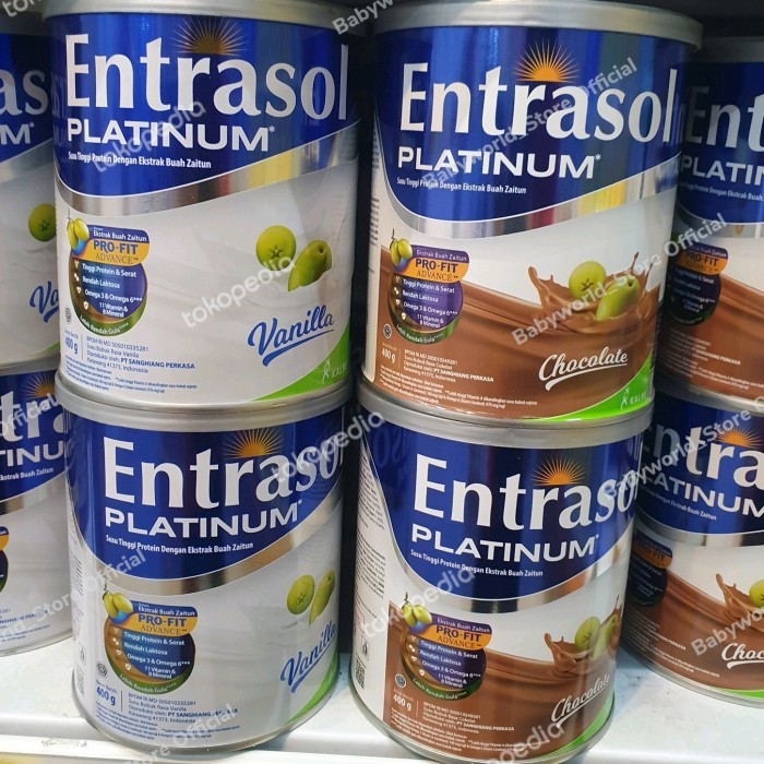 

Entrasol PLATINUM 400GR Kaleng - Menjaga Kepadatan Tulang Lansia