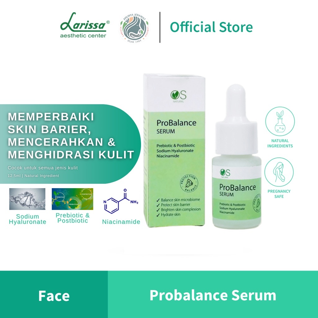 Larissa ProBalance Serum / Serum Pencerah Wajah / Serum Pencerah Wajah Kusam