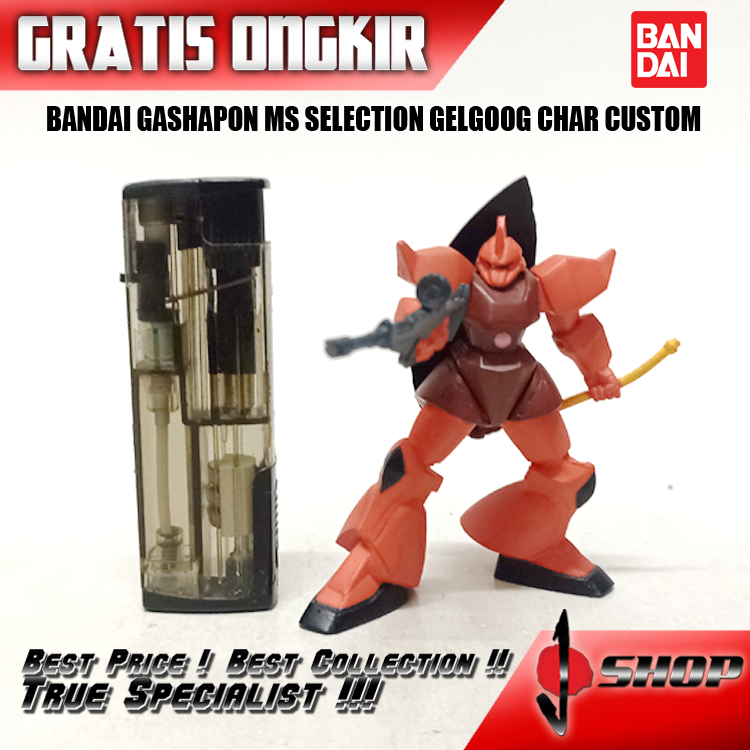 BANDAI GASHAPON MS SELECTION GELGOOG CHAR CUSTOM GCPN156