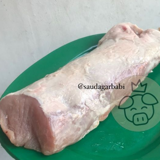 

DAGING BABI KARBONAT 1 KG FRESH / HAS LUAR BABI 1 KG / PORK LOIN PREMIUM