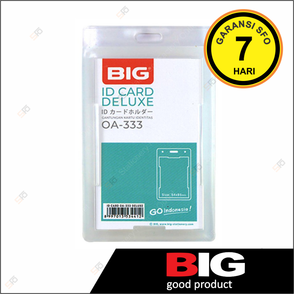 

ID Card Holder Big 333 (84mm x 52mm)