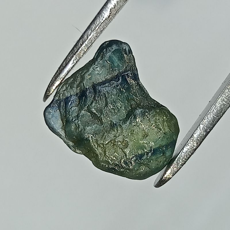 batu permata natural fancy sapphire bi color sapphire rough bahan safir asli bagus indah mewah murah