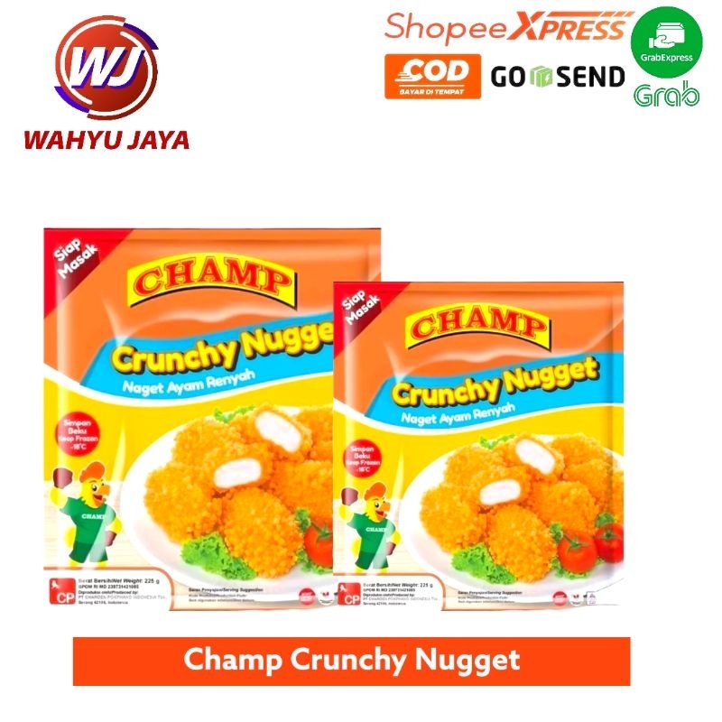 

Champ Crunchy Nugget Ukuran 225Gram-450Gram