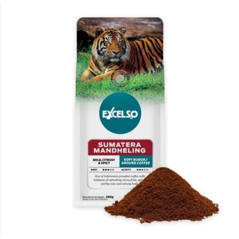

EXCELSO KOPI BUBUK SUMATERA MANDHELING 200g