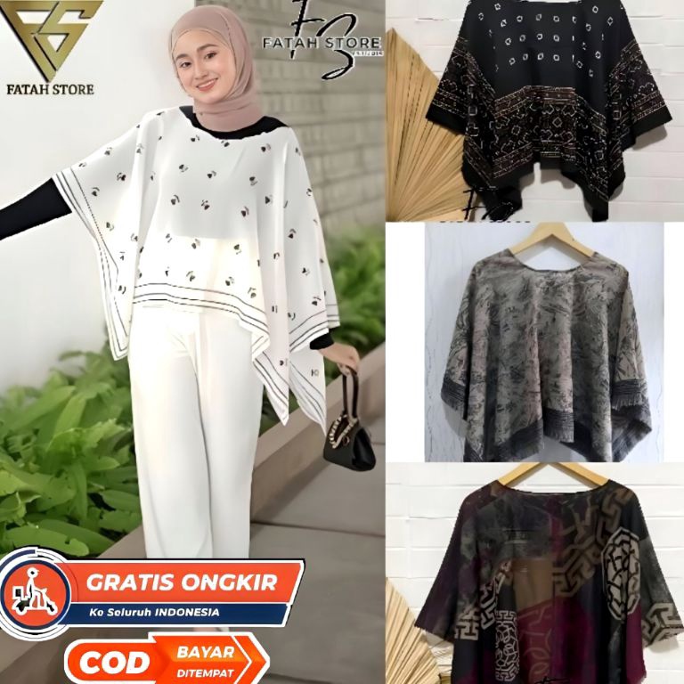 Promo besar COD outer scarf kimono best seller  outerwear pakaian wanita voal premium  outer scarf