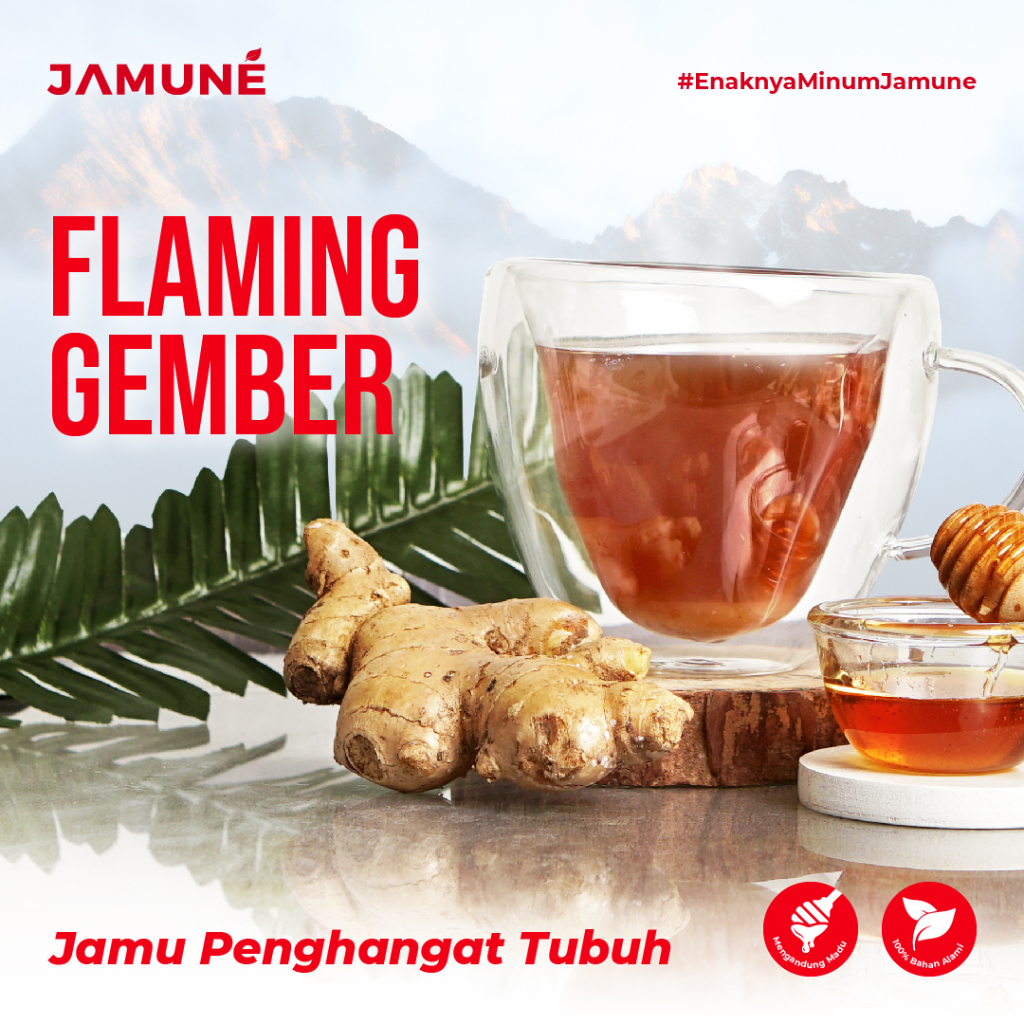 

Jamu Jahe Penghangat Badan Siap Minum Flaming Gember by Jamune