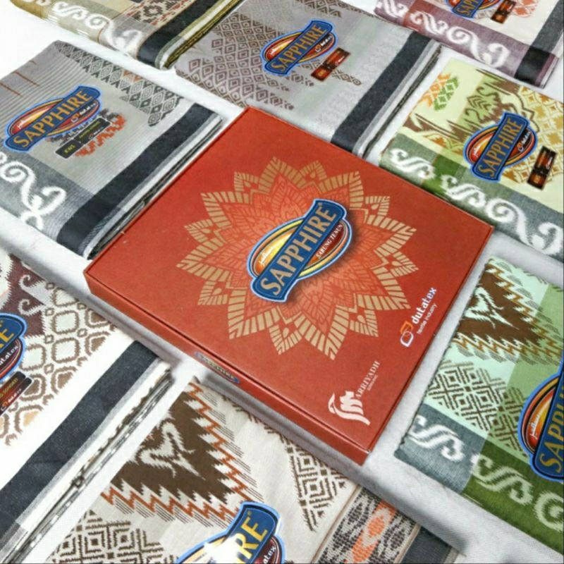 Sarung Sapphire KWS (Kawung Songket)