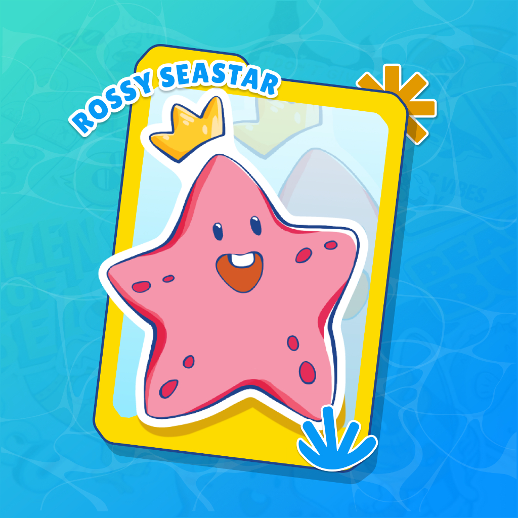 

Seaside Finds - Rosy Seastar Sticker