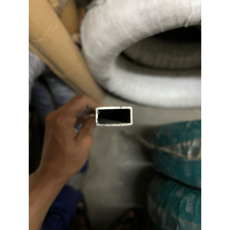 Pipa stainless kotak, hollow, square, retangular 10mm x 20mm tbl 1,0mm panjang 20cm