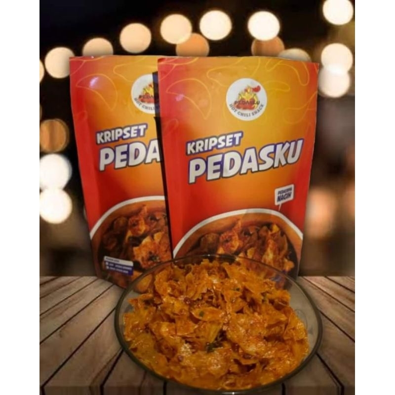 

jajan pedas keripik setan