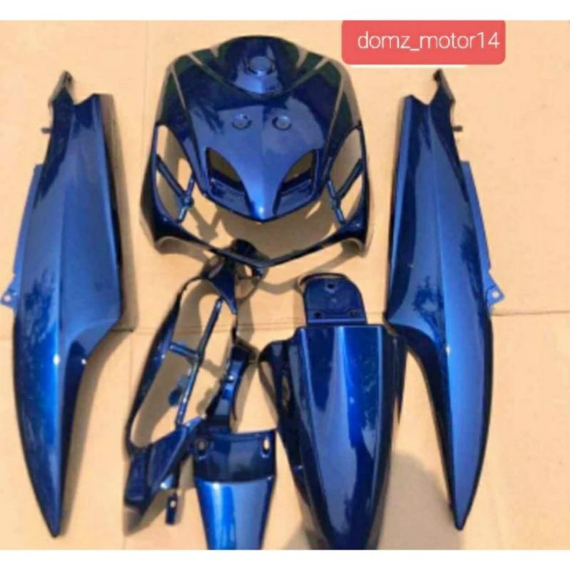 Cover Full Body Yamaha Mio Smile Moonlight Blue/Full Body Halus Mio Smile Warna Moonlight Blue