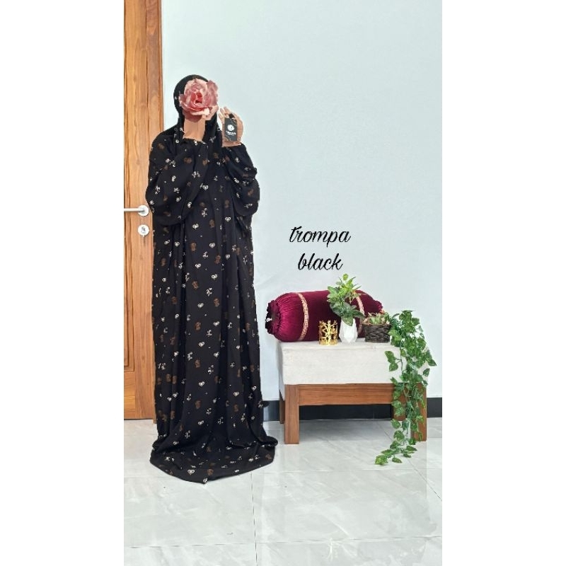 Mukena  Basmah  Motif Terompah