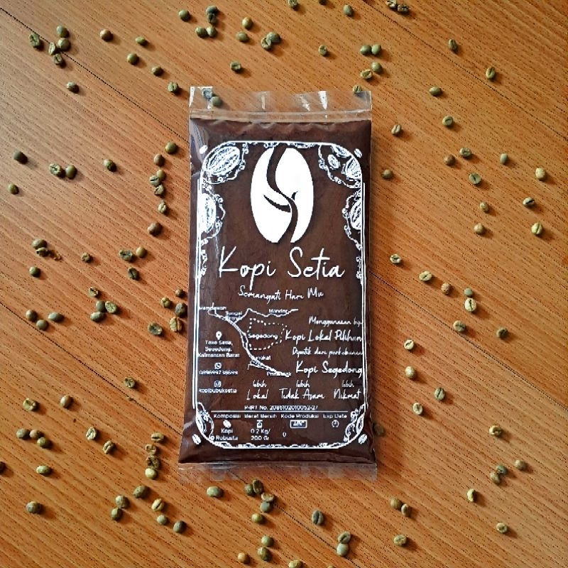 

KOPI SETIA, kopi bubuk asli biji kopi robusta kampung 200 gr dan 500 gr