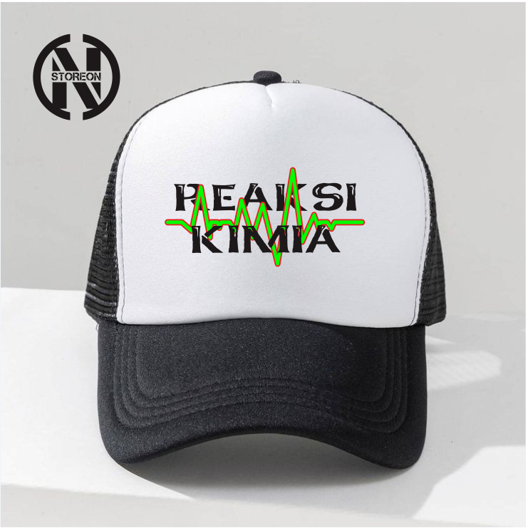 TOPI TRUCKER CAPS LOGO DIVISI SAKIT VESPA REAKSI KIMIA //TOPI GAYA BISBOL CAPS LOGO DIVISI SAKIT VES