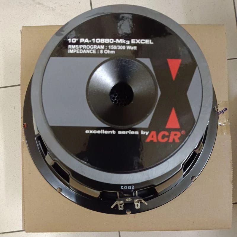 SPEAKER ACR EXCELLENT 10 inch PA-10880-MK3 EXCEL 300 Watt