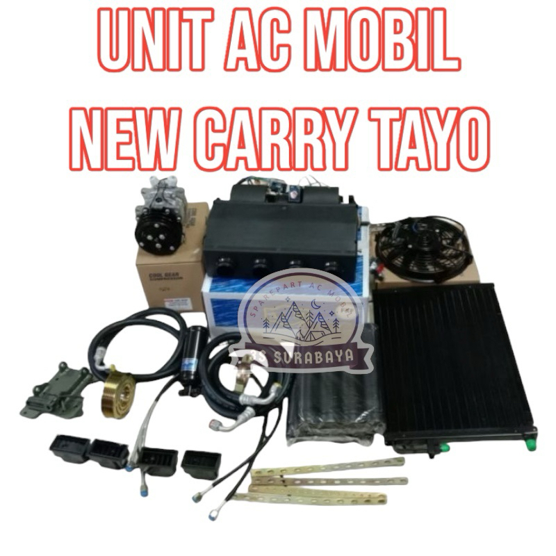 Unit Ac New Carry Tayo Lengkap Ac Mobil Komplit Pasang Sanden (Baru/New)