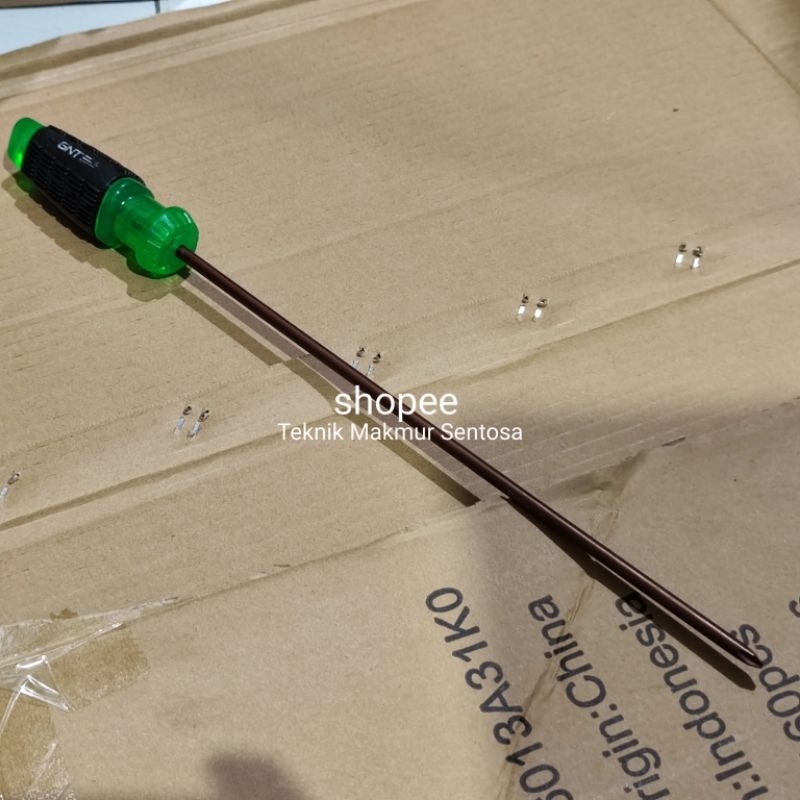 Obeng PLUS 12" Gagang Karet GNT Panjang 30cm 12 Inch