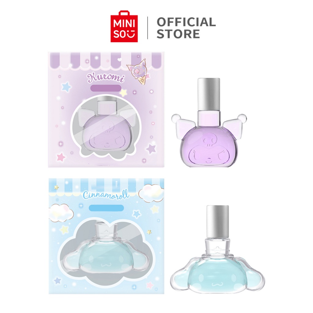 Miniso x Sanrio Parfum Wanita Parfum Kuromi Cinnamoroll Parfum Mini Lucu Elegan Sweet Mewah 10mL