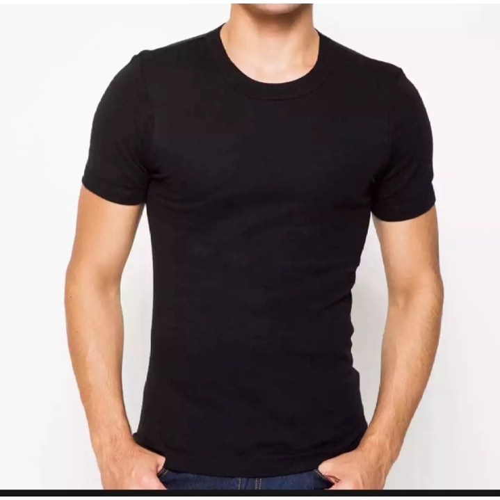 Kaos Oblong Hitam Kaos Dalam Pria Pakaian Dalam Pria Kaos Polos Pakaian Pria