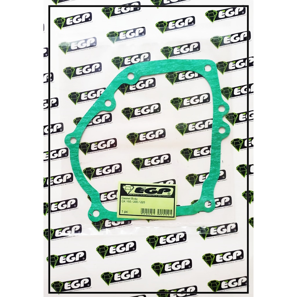 EGP Gasket Crankcase Diesel Deksel Honda Gx 160 200 220 Paking gear casing body samping mesin gx 160