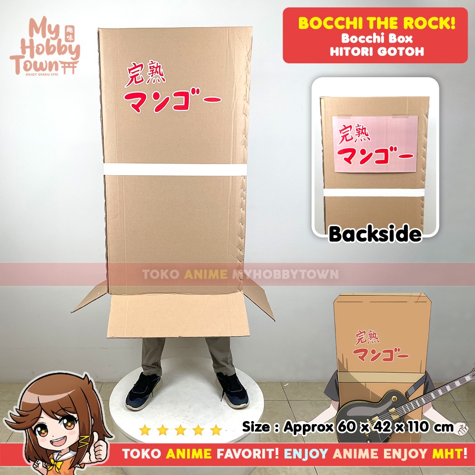 Kardus Kostum Cosplay Hitori Gotoh Anime Bocchi the Rock Box Kessoku Band