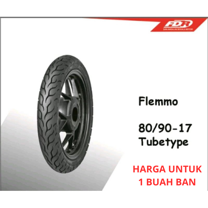 Ban Luar Motor FDR 80 - 90 ring 17 Flemmo - ukuran 275 - 17 FDR Flemo Racing
