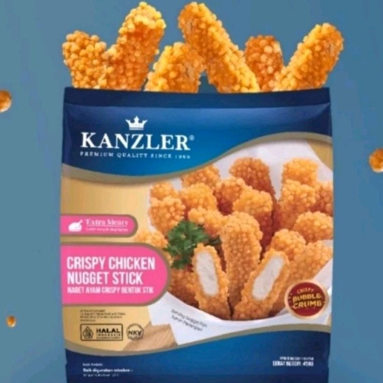 

KANZLER NUGGET CRISPY CHIKEN STICK 450 GR (GRAB/GOJEK)