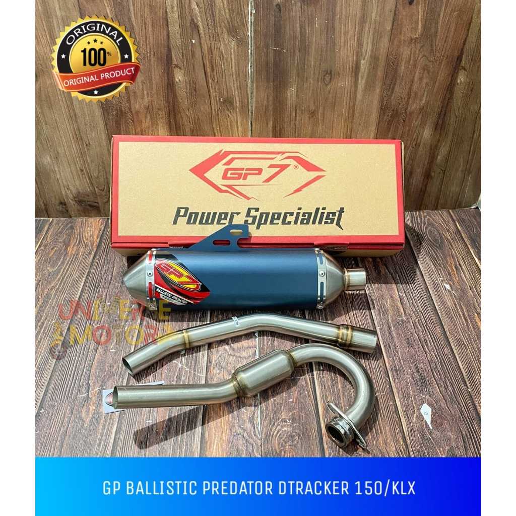 KNALPOT GP7 BALLISTIC PREDATOR DTRACKER 150 KLX 150 ORIGINAL