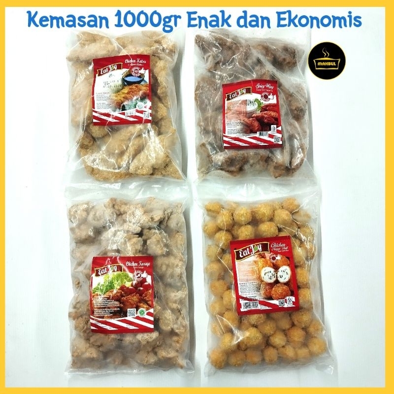 

Eat Joy Karage, Nugget Ball, Chicken Katsu, Spicy Wing 1kg