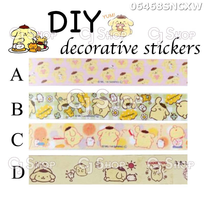 

Pompompurin Decorative Tape Isolasi bergambar 06468