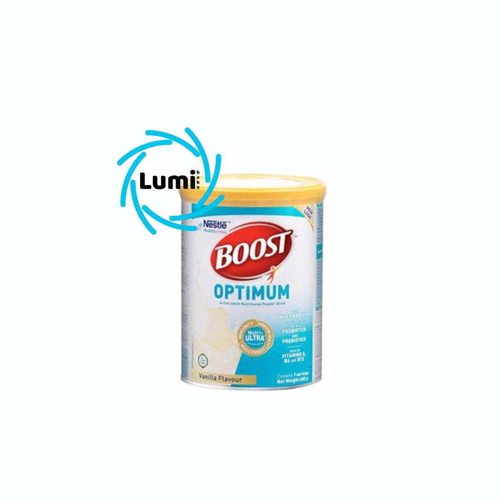 

NESTLE BOOST Optimum Susu Nutrisi Vanila Dewasa dan Lansia 400gr
