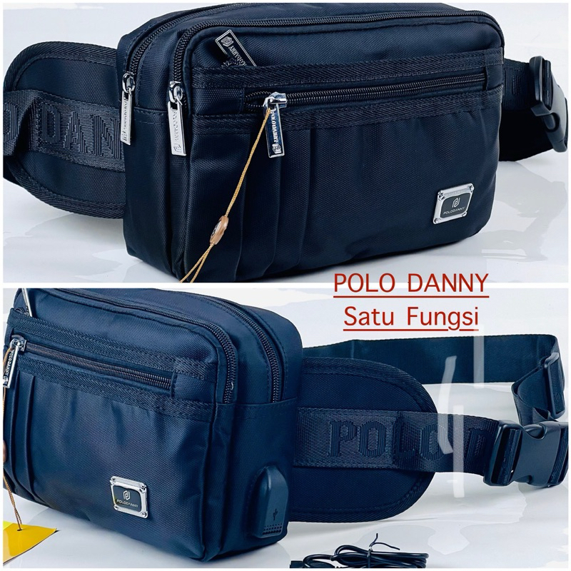 Polo Danny Original Tas Pinggang Tas Selempang Premium Waistbag Tas Pria Wanita