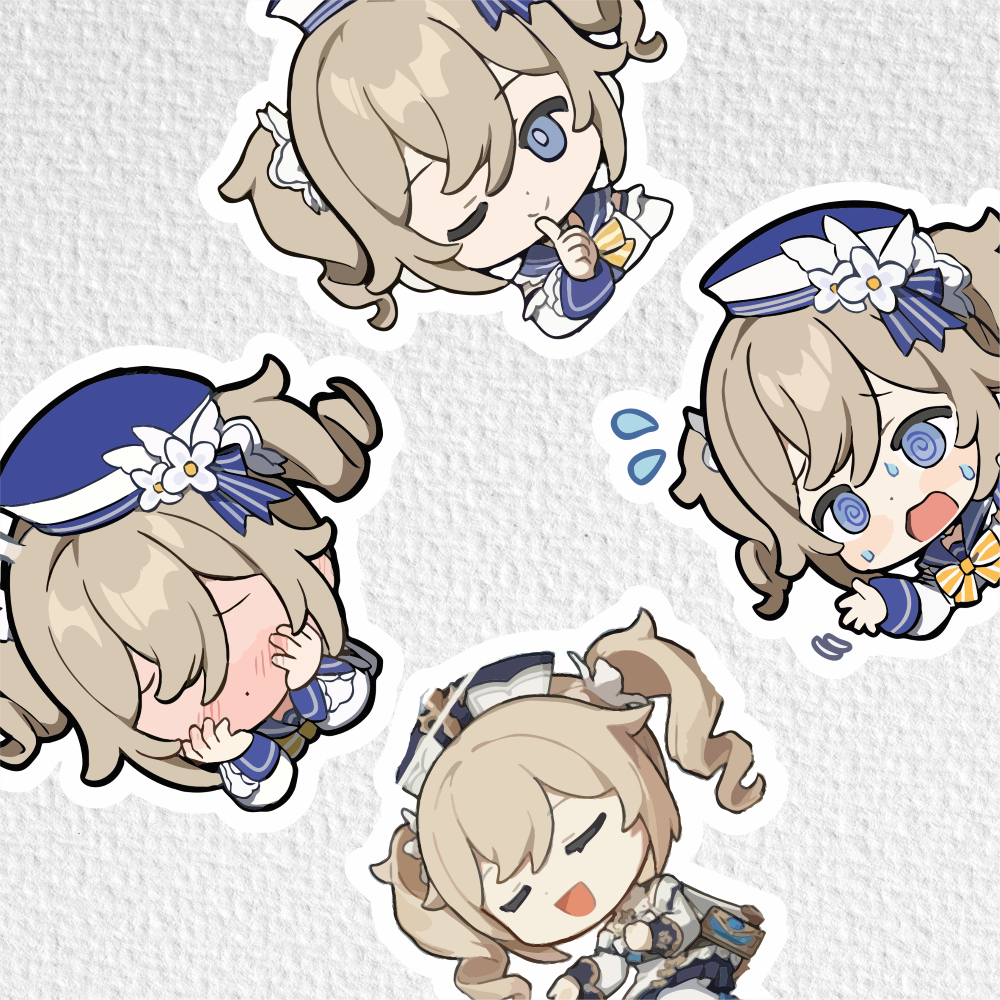 

[ VINYL & CHROMO 7 CM] cetak stiker Game/STIKER MURAH TEMA Ghensin impact [ BARBARA ] /STIKER BAGUS/STIKER LUCU/STIKER LAPOTOP/STIKER HELM/STIKER BUKU/game/genshin impact/barbara chibi/stiker satuan ghenshin