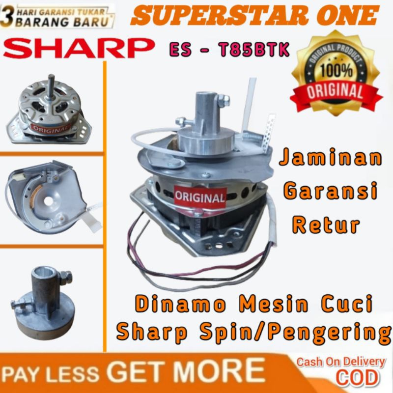 Satu Set Dinamo Mesin Cuci Sharp ES - T85BTK Spin Pengering