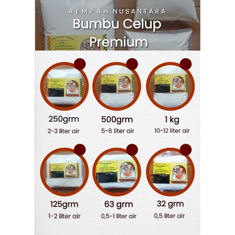 

#BUMBU FRIED CHICKEN CRISPY, Bumbu Celup Premium