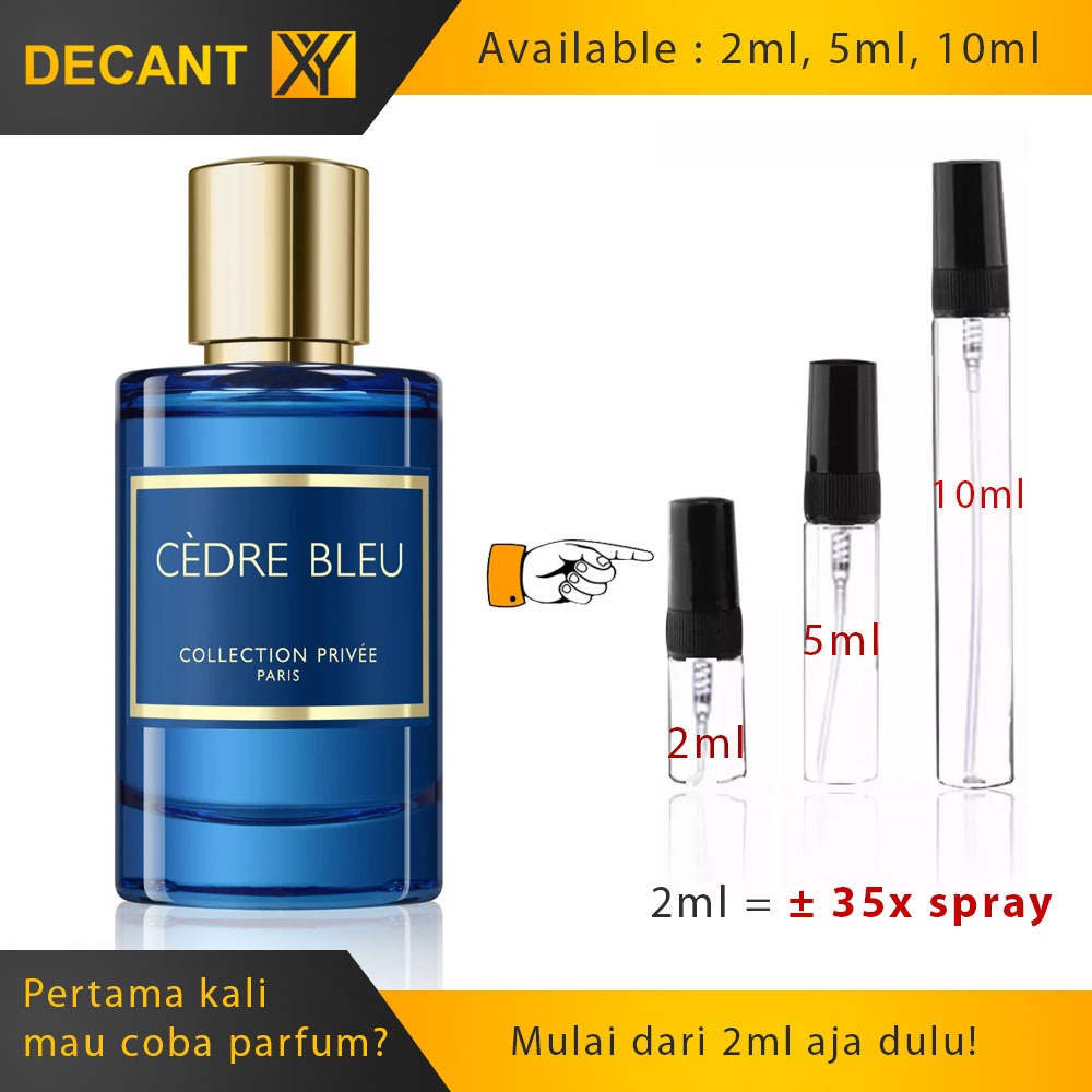 Decant Geparlys Cedre Bleu Collection Privee EDP 2ml 5ml 10ml