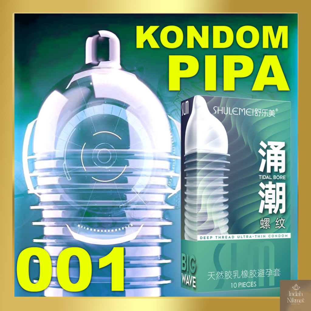 Kondom 001 SLM Biru Berduri Doddet - Condom [Privasi Aman]